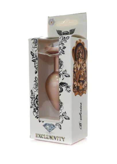 Анальна пробка - Jewellery Pearl Gold Plug Clear M sexstyle | Зображення 6