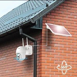 Уличная Камера видеонаблюдения WiFi + солнечная панель | Зображення 1