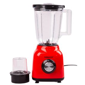 Блендер Sokany 2 в 1 стаціонарний 1.5 літра, 500 Вт червоний