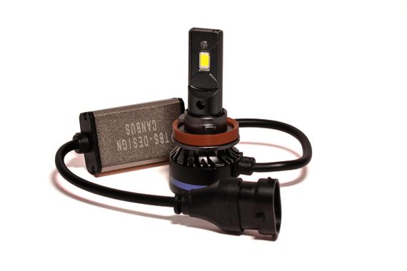 Комплект світлодіодних ламп TBS Design T19 H11 (PGJ19-2) Canbus 45W 9-32V 6000K | Зображення 2