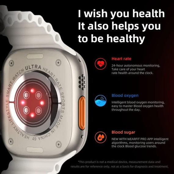 Смарт часы GT8 ULTRA Smart Watch 45mm Orange | Зображення 3