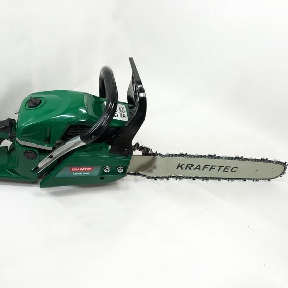 Бензопила ланцюгова 45см KRAFFTEC 5800, Пила ланцюгова бензинова QK-26 | Зображення 3