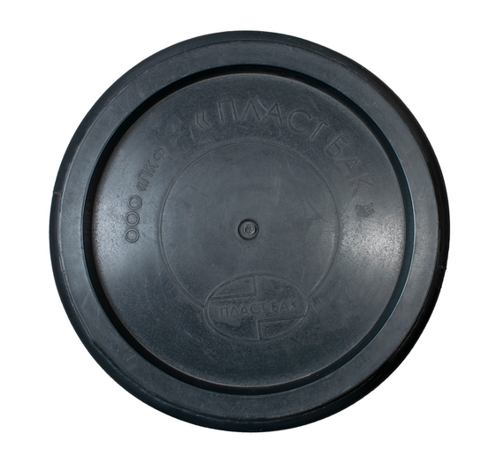 Бочка 20 л пластикова  технічна чорна бідон  широка горловина бочка для води | Зображення 3