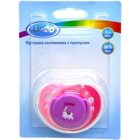 Пустышка с прикусом. До 6 мес (лама)