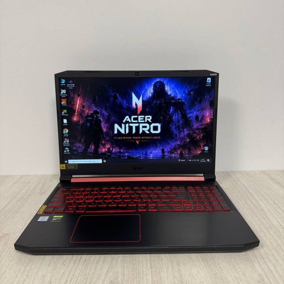 Ігровий ноутбук Б-клас Acer Nitro 5 AN515-52 / 15.6" (1920x1080) IPS / Intel Core i5-9300H (4 (8) ядра по 2.4 - 4.1 GHz) / 8 GB DDR4 / 256 GB SSD / nVidia GeForce GTX 1650, 4 GB GDDR5, 128-bit / WebCam б/в | Зображення 1