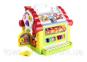 Развивающая игра-сортер "Теремок" Limo Toy 9196 (Рзаноцветный)