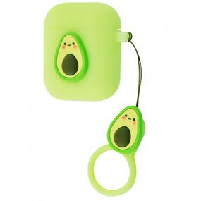 Чохол для AirPods зелений EL-381 з авокадо