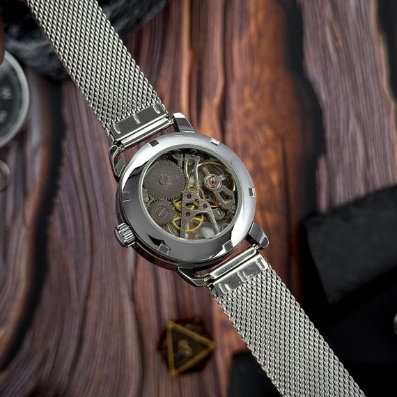 Класичний жіночий годинник Awarder 028L Silver-White Де би не була | Зображення 4