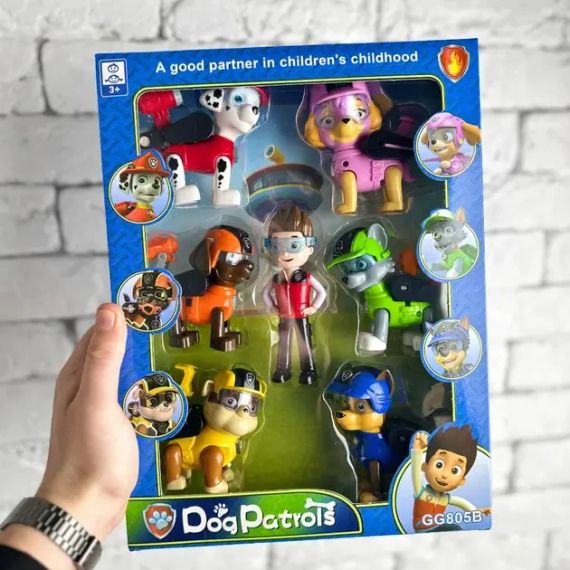 Набор фигурок из мультика Щенячий патруль 6050A 7 персонажей