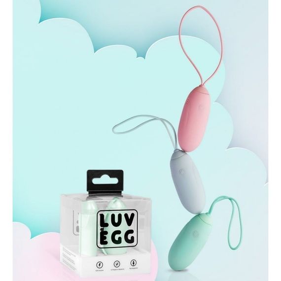Віброяйце з пультом LUV EGG рожеве Sex Aura | Зображення 4