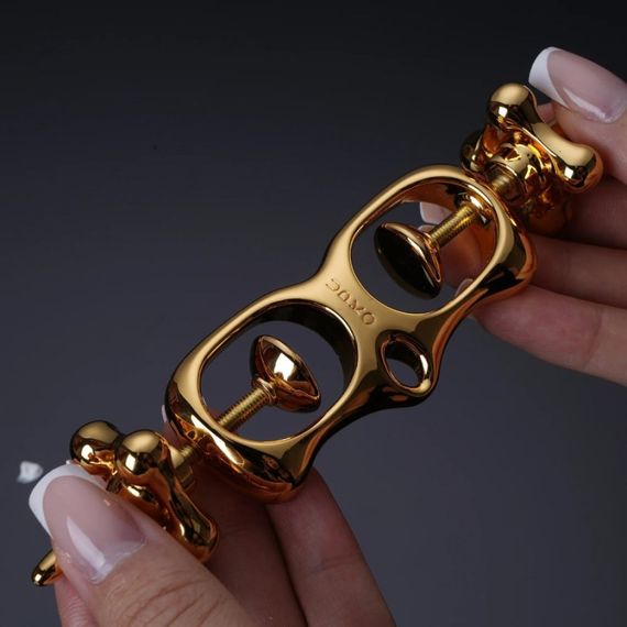 Металеві наручники UPKO Finger Bound Play Collection для великих пальчиків рук, золотисті Sex Aura | Зображення 6