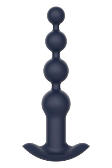 Анальна ялинка з вібрацією Dream Тoys Startroopers Apollo на пульті керування, чорна Sex Aura | Зображення 2