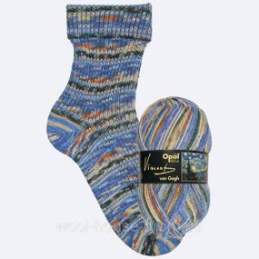 Шкарпеткова пряжа Opal, серія Vincent van Gogh, 5435
