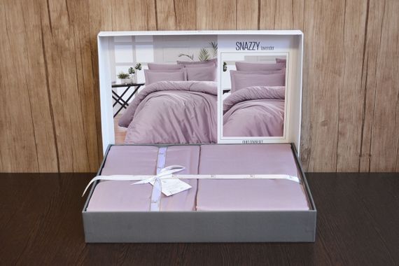 Постільна білизна First Choice Cotton Satin сімейний 160х220 Snazzy Lavender | Зображення 1