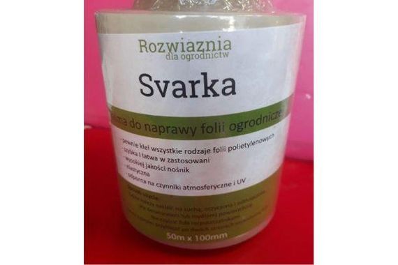 Скотч пленка для ремонта теплиц Svarka 10 см х 50 м х 100 мкм | Зображення 1