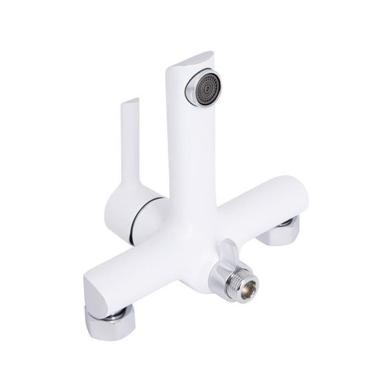 Змішувач для ванни Qtap Grand (з душовим гарнітуром) QTGRAWCR006 Chrome/White | Зображення 3