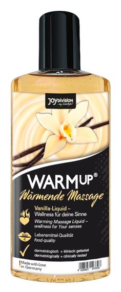 Масажне масло WARMup ваніль 150 мл Sex Aura
