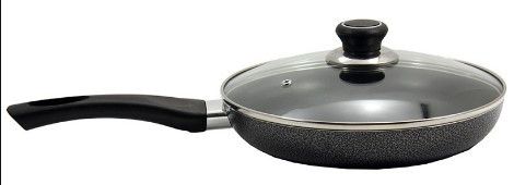 Сковорода d28 см скляна кришка а/п Non Stick PN-28H Interos