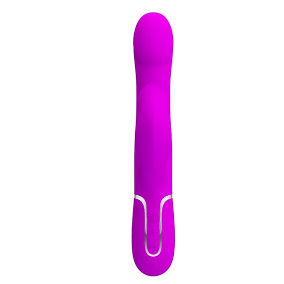 Вібромасажер із поступальним рухом серії Pretty Love - Falin Twinkled Tenderness Purple 7 vibration functions 4 rolling Sex Aura | Зображення 3