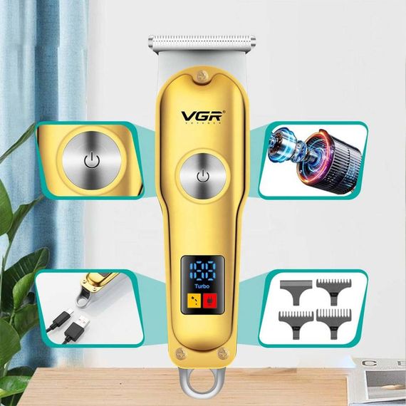 Машинка для стрижки з бездротовою роботою, 3 насадки, XPRO V-056 (44683-V-056_601) | Зображення 4