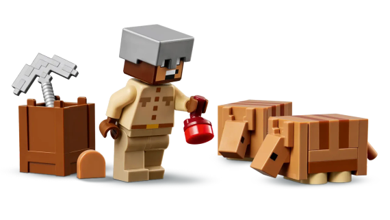 Конструктор LEGO Minecraft Шахтная экспедиция Броненосец (The Armadillo Mine Expedition) 21269 | Зображення 5