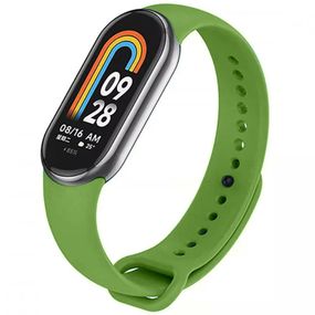 Силіконовий ремінець для Xiaomi Mi Band 8/9 Зелений / Army green