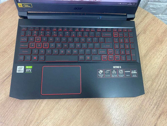 Ноутбук Acer Nitro 5 AN515-55 15.6 FHD/IPS/144Hz/i5 10300H/16/SSD256/RTX 3050 | Зображення 3