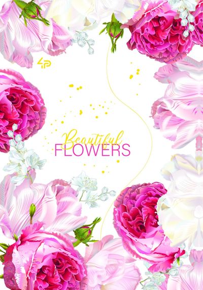 Блокнот 4Profi "Spring flowers" rose 40 арк. формат А5  905423