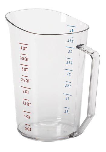 Мерная чашка из поликарбоната 4000 мл Cambro (США), Прозрачный