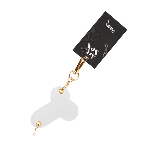 Брелок на карабіні для ключів Art of Fhallus, Білий | Зображення 2