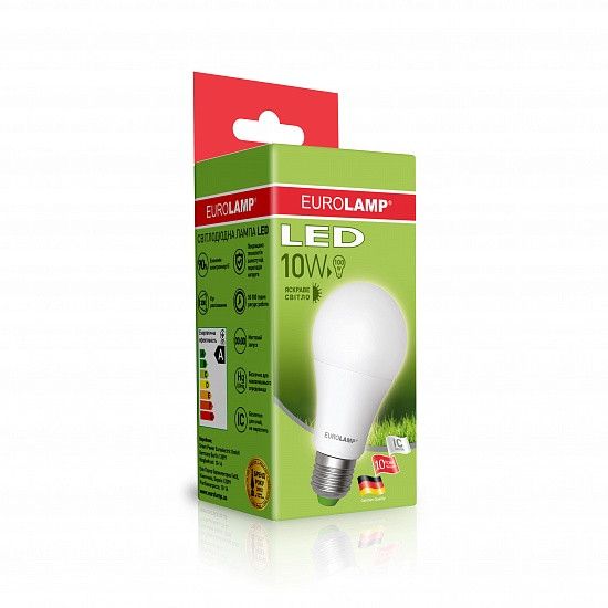 EUROLAMP LED Лампа EKO A60 10W(1000Lm) E27 4000K | Зображення 1
