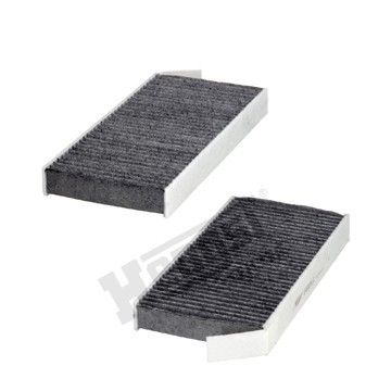 Фильтр салона угольный компл. Renault Laguna 07-, Hengst, E4920LC-2,