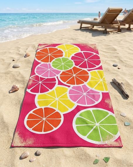 Полотенце пляжное Dushka Home Print 6 40948 70х140 см