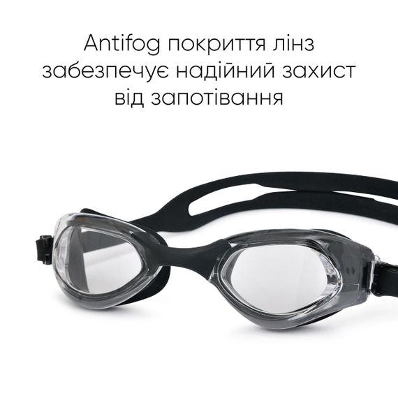 Очки для плавания Renvo Dande Уни Anti-fog Черный OSFM (2SG200-01) | Зображення 3