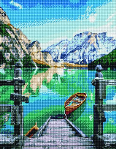 Лодка у озера Брайес