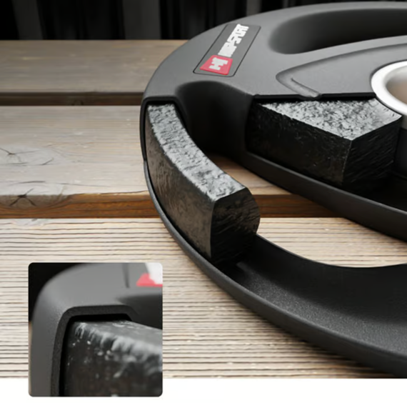 Диск олімпійський Hop-Sport 15кг | Зображення 3