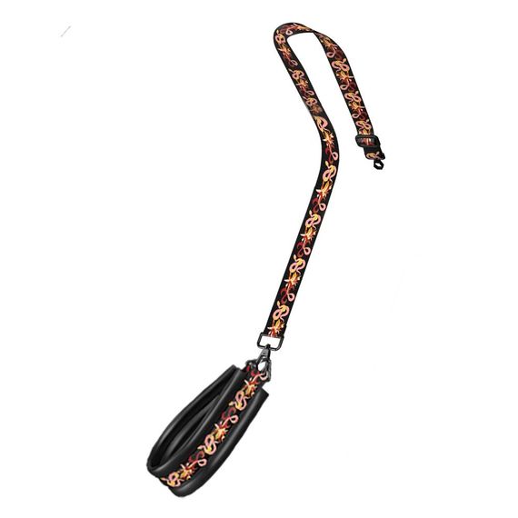 БДСМ-набір LOCKINK The Flowering Serpent Bondage Set, чорний, з малюнком у вигляді змій, 7 предметів | Зображення 3