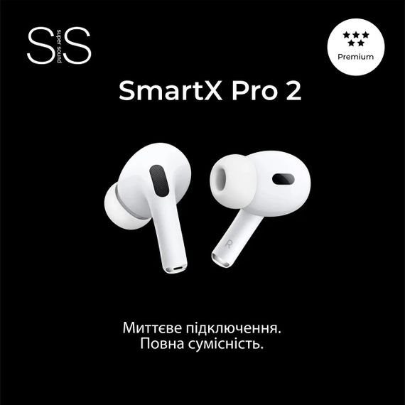Навушники бездротові TWS SmartX Pro 2 Premium Bluetooth навушники з мікрофоном SAP2P | Зображення 3