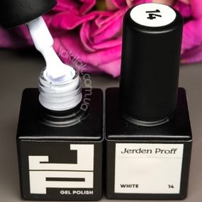 Гель-лак Jerden Proff №14 (білий) 5 мл
