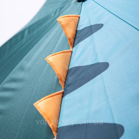 Класична дитяча парасолька-тростина механічна з поліестеру міцна надійна 8 спиць діаметр 89 см Зелений HP-23-12GR | Зображення 7