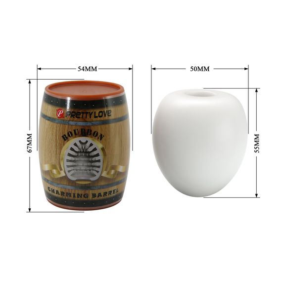 Мастурбатор - Pretty Love Bourbon Charming Barrel White | Зображення 7