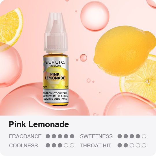 Жидкость ELFLIQ 30 мл 5%. Розовый лимонад (Pink Lemonade) | Зображення 2