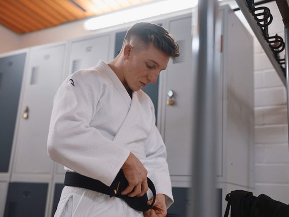 Кімоно для дзюдо тренувальне IPPONGEAR, серія ULTRALIGHT, біле, розмір 160, Slim Fit (приталений крій) | Зображення 6