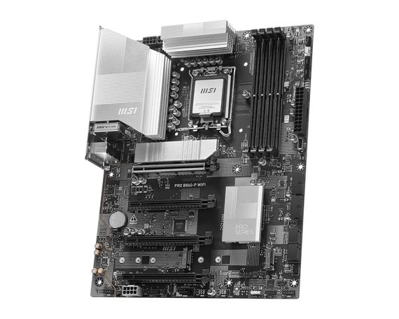 Материнcкая плата MSI PRO B860-P WIFI s1851 B860 4xDDR5 M.2 HDMI DP WiFi BT ATX 911-7E41-001 | Зображення 2