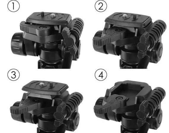 Штатив трипод Weifeng WT-3520 тренога для фотоаппарата, смартфона | Зображення 4
