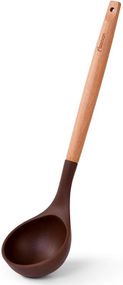 Половник Fissman Chef's Tools 31.5см силікон, шоколадний