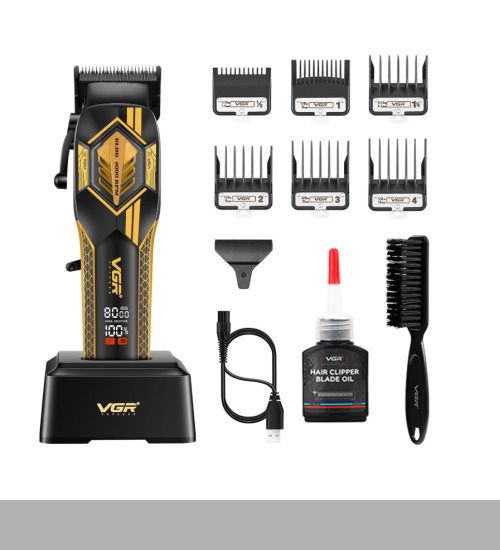 Машинка для стрижки безпроводна VGR V-119 GOLD (46514-VGR-119 GOLD_1416) | Зображення 5