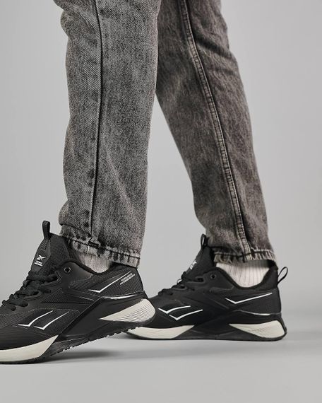 Зимові чоловічі кросівки R2eeb2ok Nano X2 Fleece Black White , фліс , В'єтнам 45 29 | Зображення 9