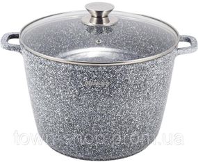 Кастрюля Ofenbach Snow Marble 10л индукционная с антипригарным покрытием NB-100504