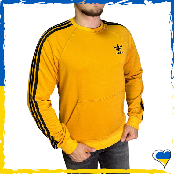 Реглан Adidas горчичный. Реглан Адидас. Кофта Адидас. M, L, XL, 2XL | Зображення 1